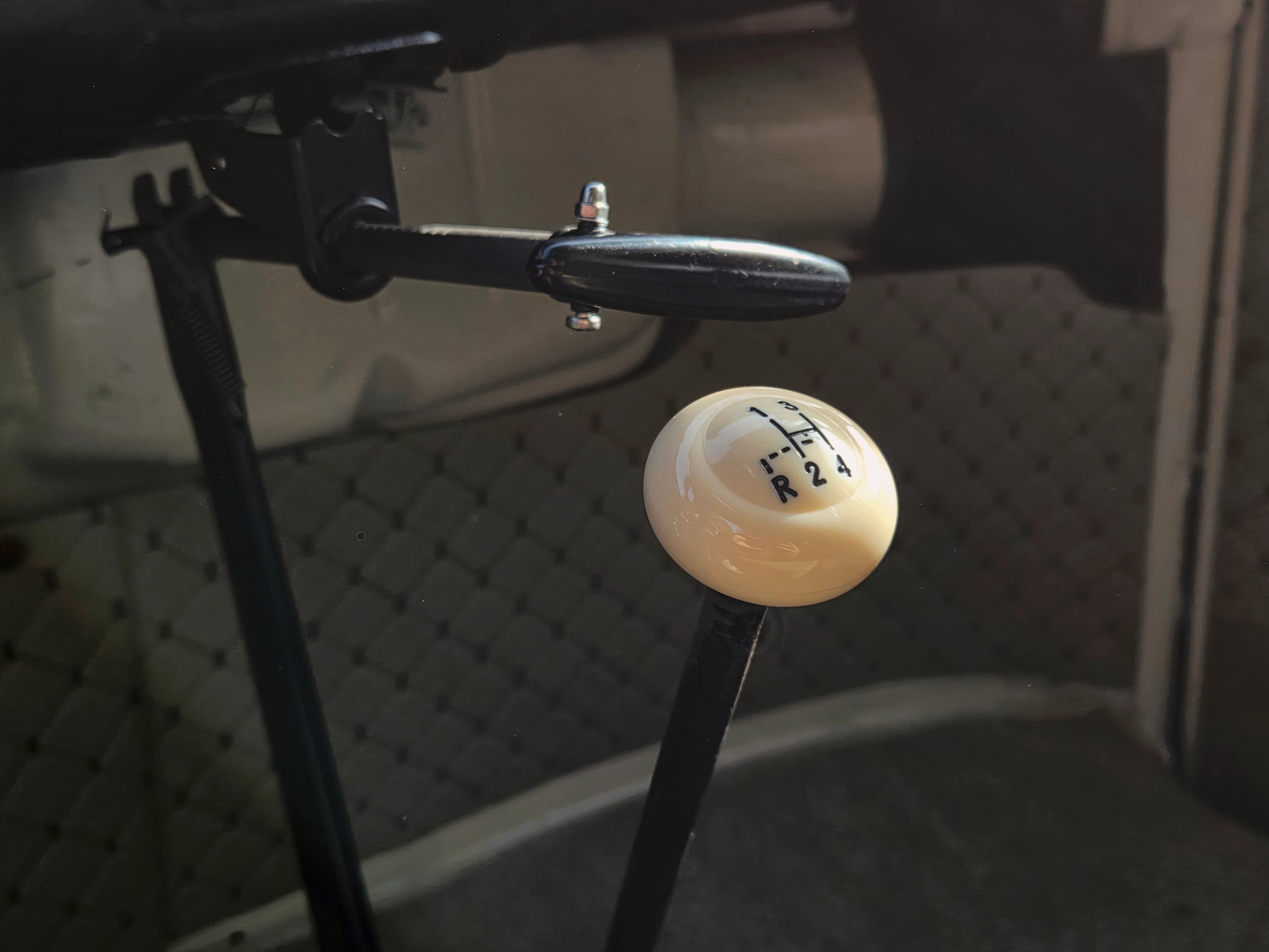 Classic VW Bully T2 in great condition in green and beige.